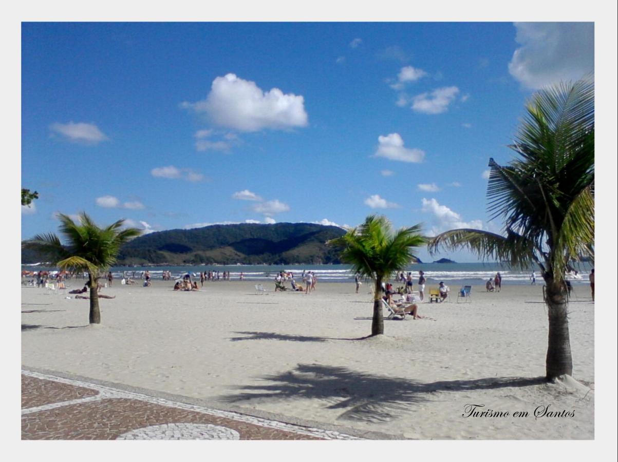 Apartamento Na Quadra Da Praia Santos  Exterior foto
